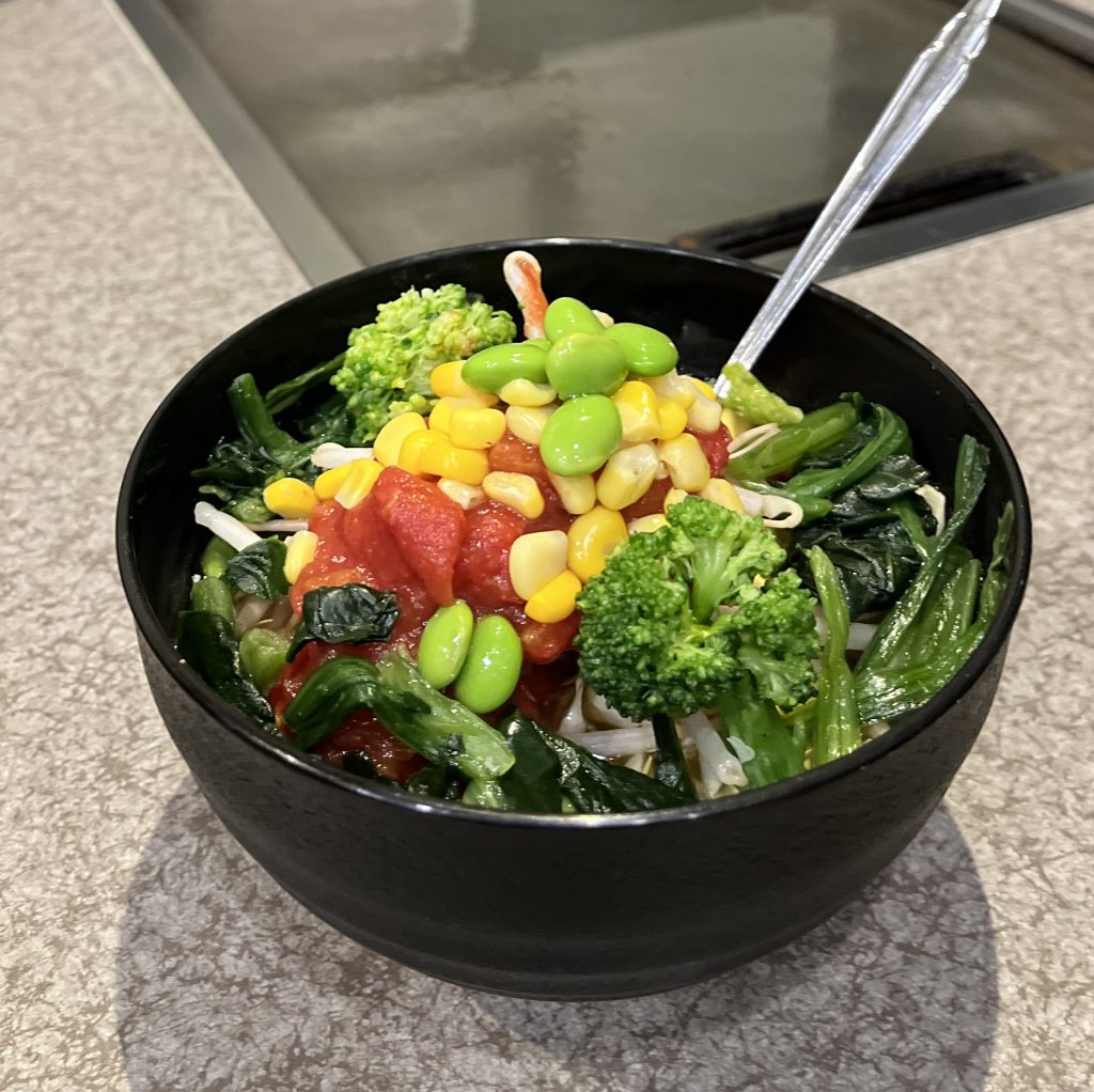 試作メニュー「お野菜もんじゃ」
