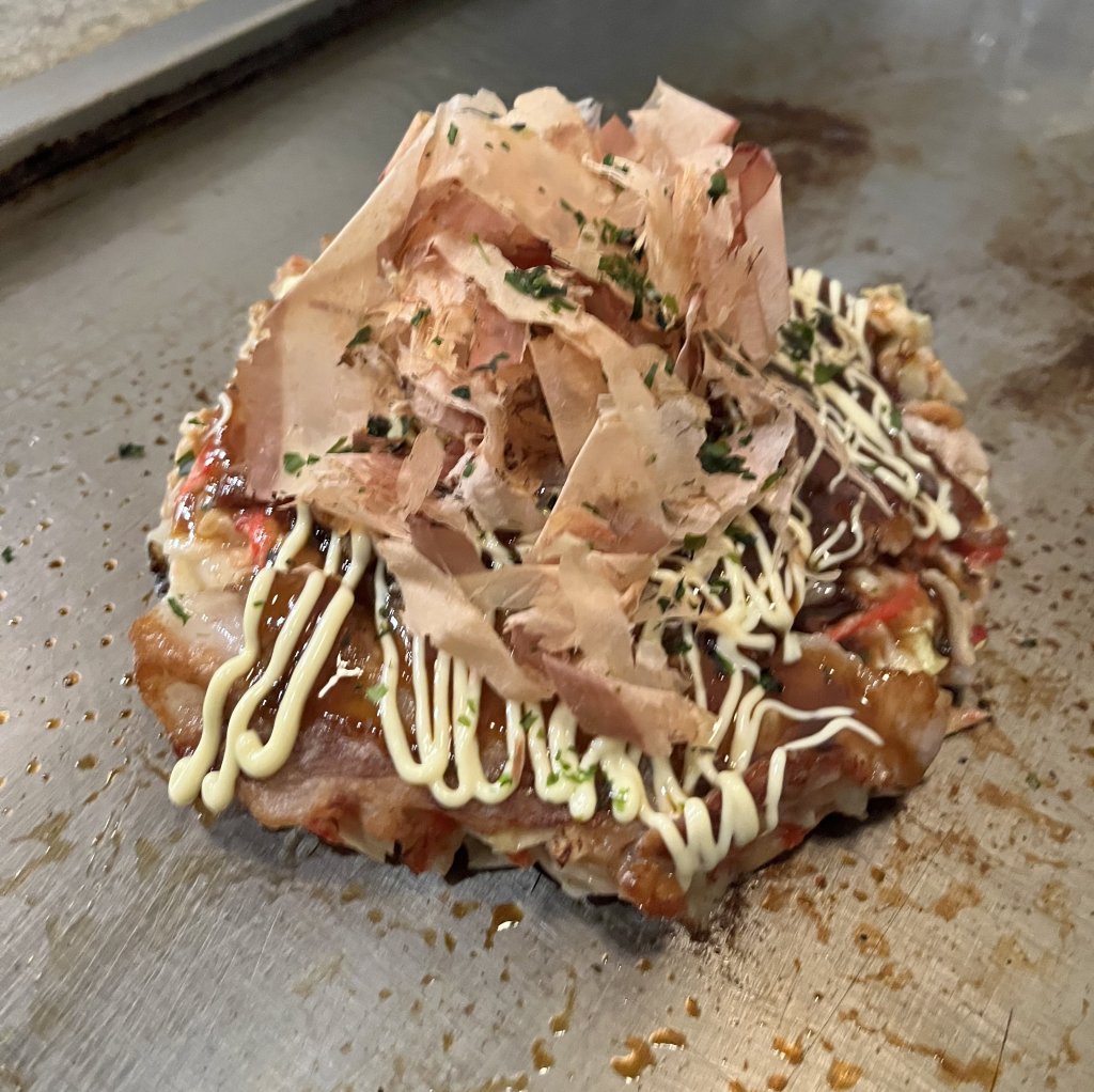 完成お好み焼き